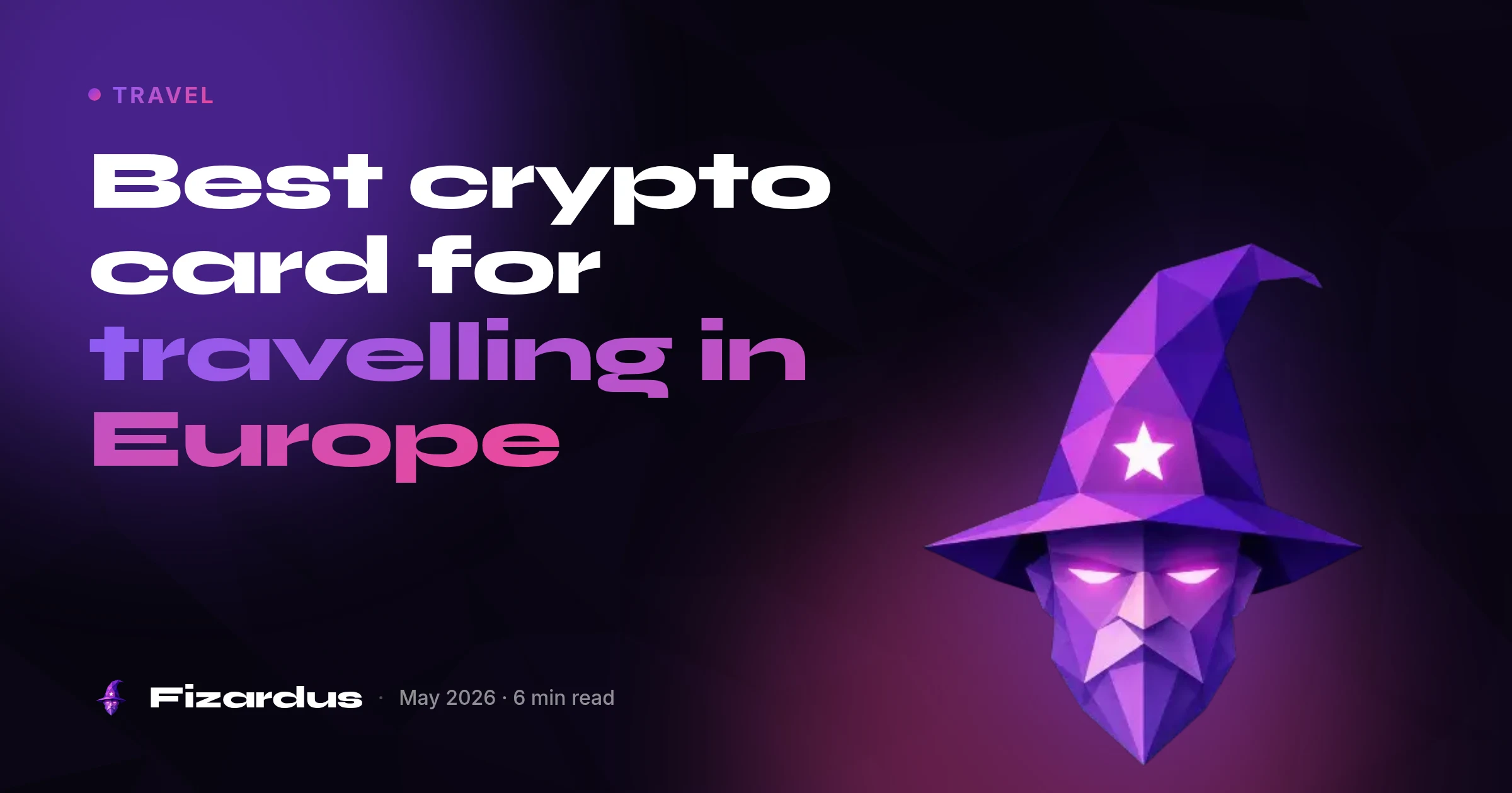 Best crypto card for travelling in Europe