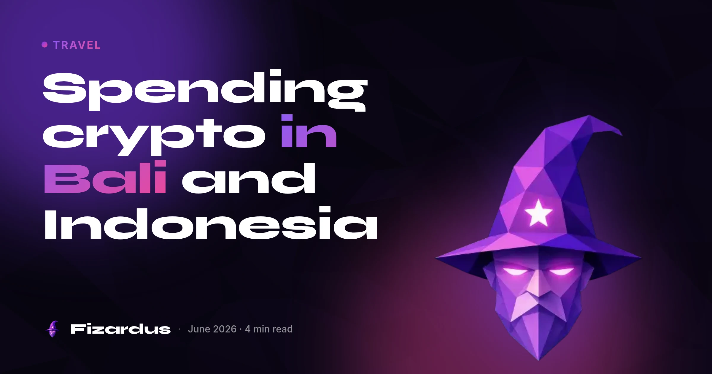 Spending crypto in Bali and Indonesia