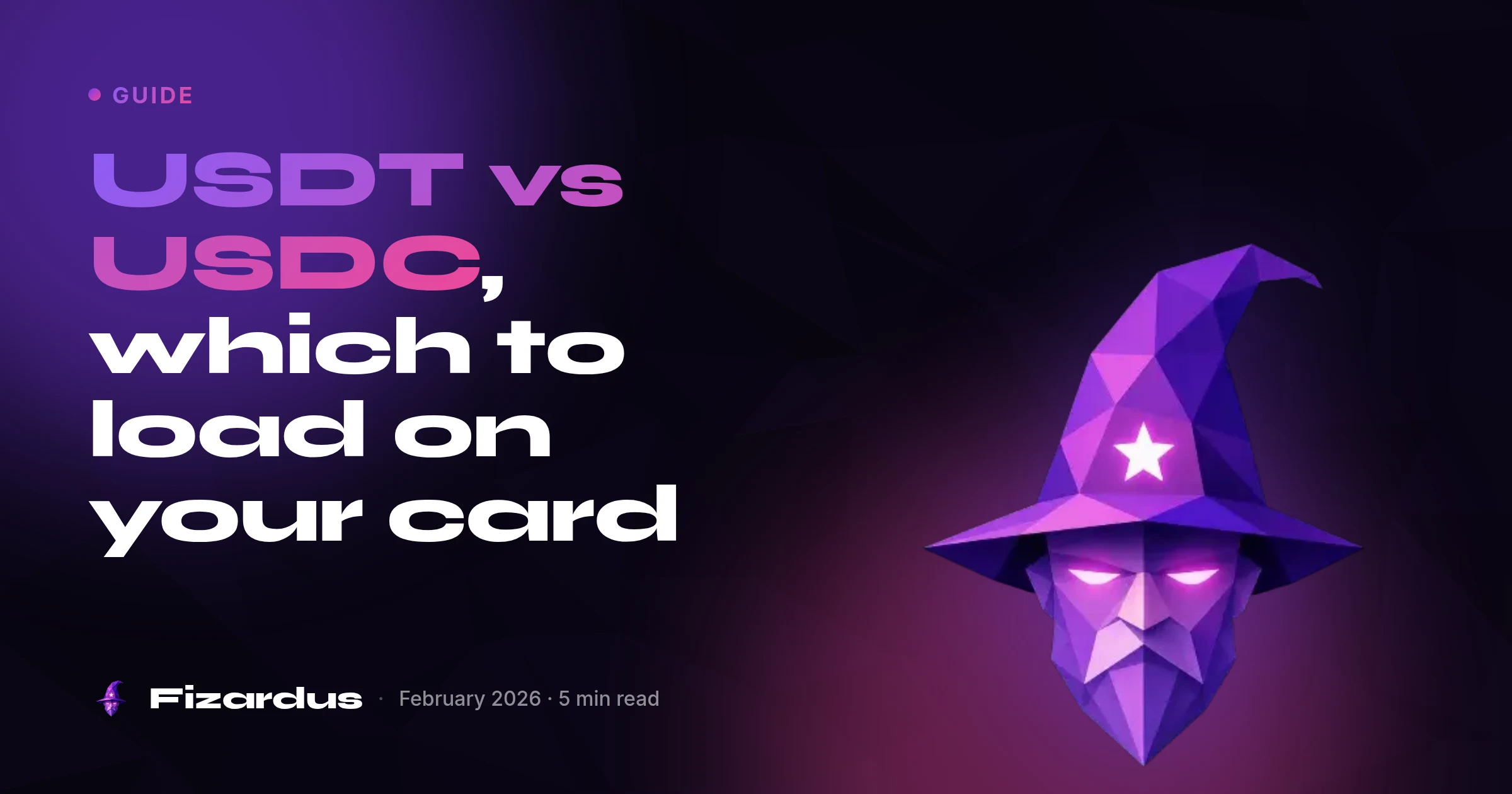 USDT vs USDC, which to load on your card
