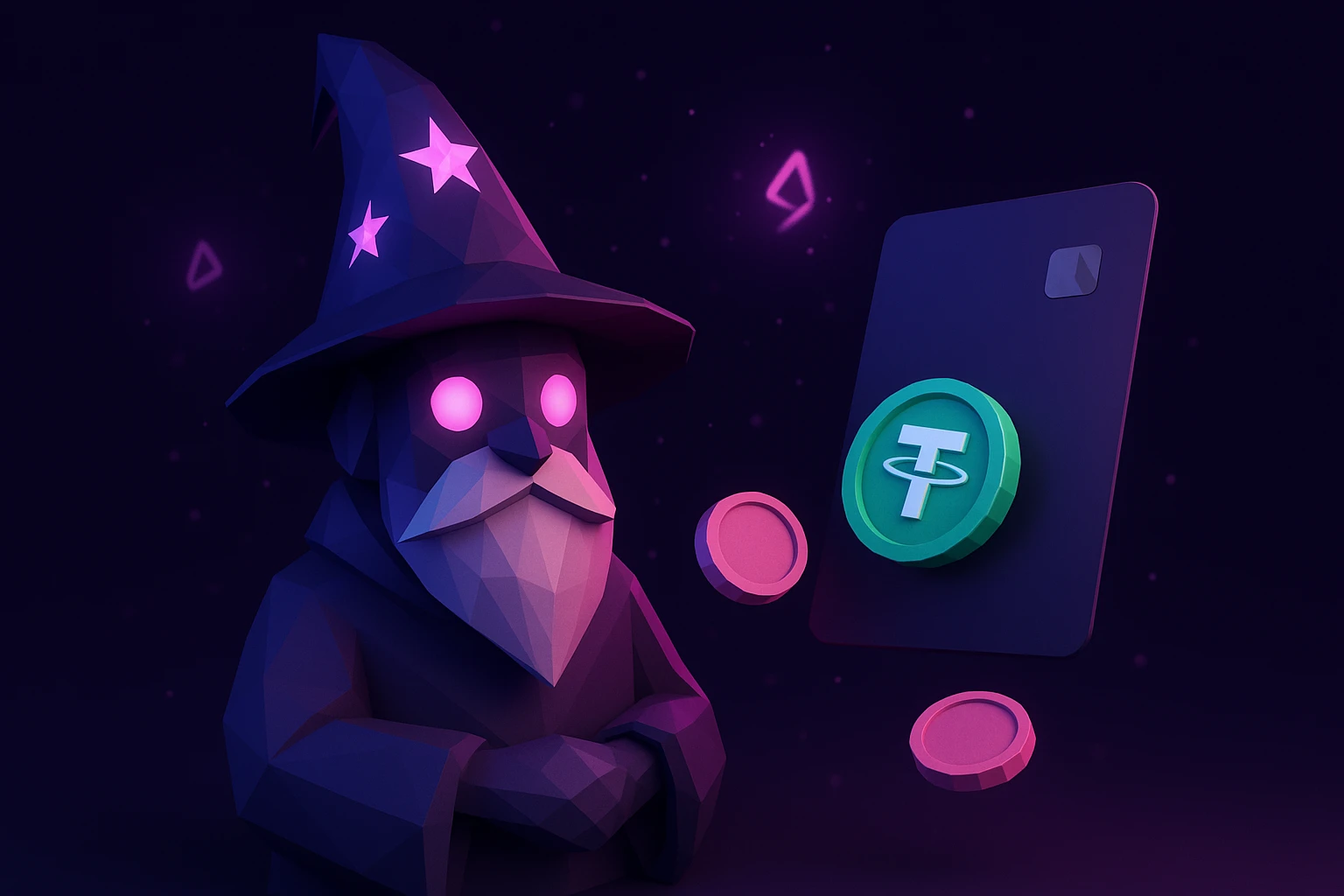 Fund your card with USDT in 2 minutes