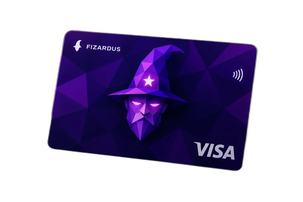 Fizardus crypto card